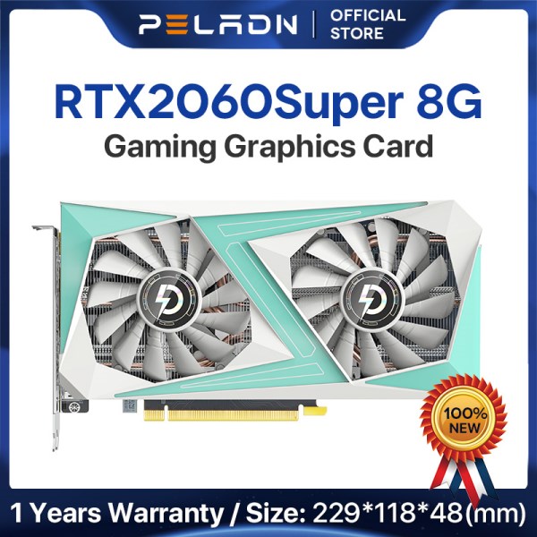 Новый PELADN RTX 2060 Super 8 Гб GDDR6 GPU RTX2060s игровая графическая карта 2060 S RTX2060Super