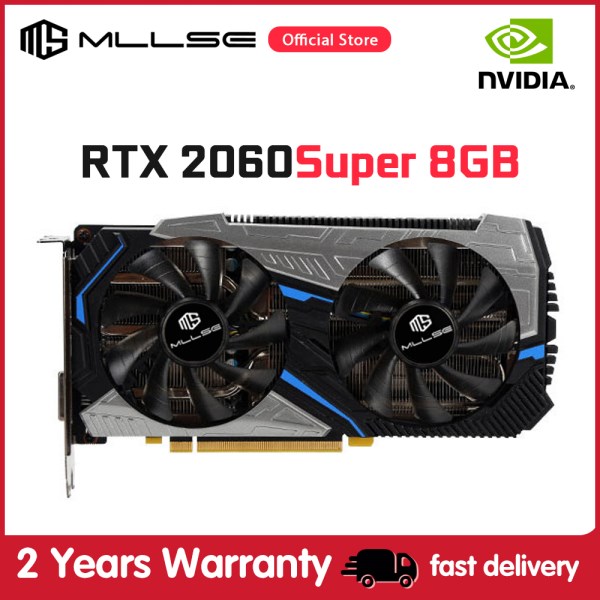 Новый Mllse RTX 2060 Super 8 Гб GDDR6 256Bit GPU PCI Express 3,0x16 1470 МГц rtx 2060 супер игровая видеокарта 8 Гб