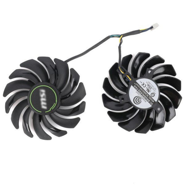 Новый охлаждения для MSI GeForce GTX 1660 SUPER 1660Ti RTX 2060 VENTUS XS OC, 87 мм