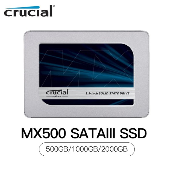 Новый накопитель Crucial MX500 250 ГБ 500 ГБ 1 ТБ 2 ТБ 4 ТБ BX500 480G 3D NAND SATA3.0 SSD HDD жесткий диск для ноутбука