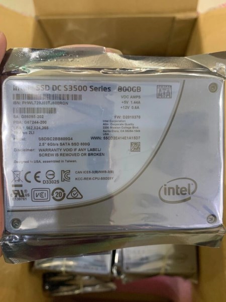 Новый накопитель Intel 800 ГБ 600 ГБ 480 ГБ SSD DC S3500 6 Гбс 2,5 &quotSATA SSD SSDSC2BB800G4SC2BB600G42BB480G4