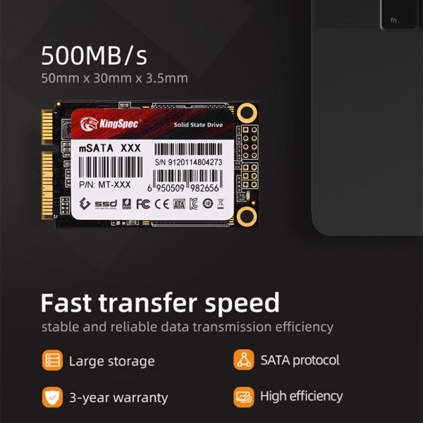 Новый mSATA SSD 128gb 256gb 512GB mSATA SSD 1TB 2TB HDD For Desktop 3x5cm Internal Solid State Hard Drive for Hp Laptop