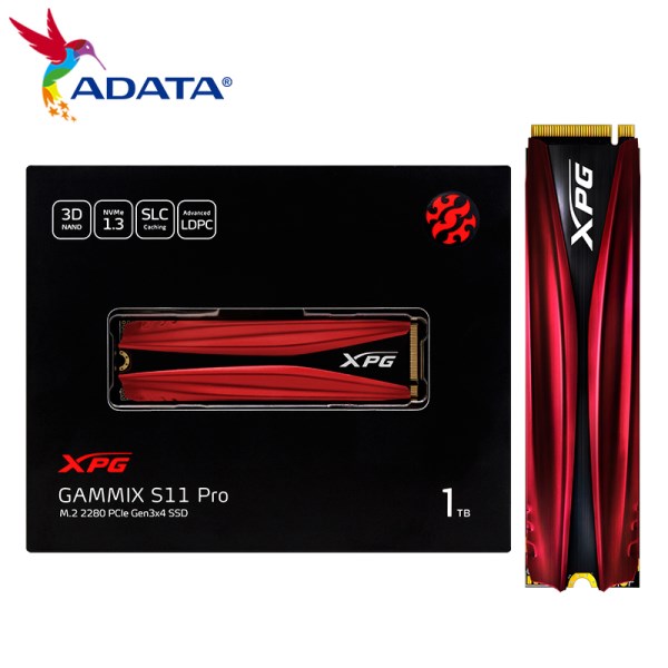 Новый XPG GAMMIX S11 Pro PCIe Gen3x4 M.2 2280 Твердотельный накопитель 512 ГБ 1 ТБ 2 ТБ Внутренний SSD 3D NAND Флэш-накопитель для настольных жестких дисков