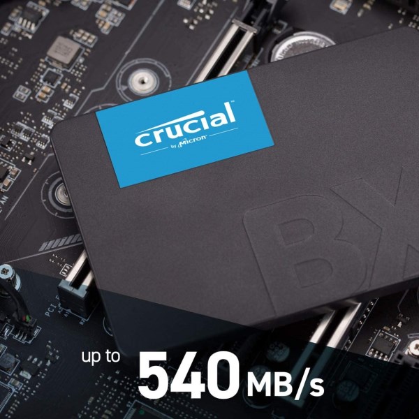 Новый Crucial BX500, 240 ГБ, 480 ГБ, 500 Гб, 1000 ГБ, 2000 Гб 3D NAND SATA, 2,5 дюйма, до 540 Мбс