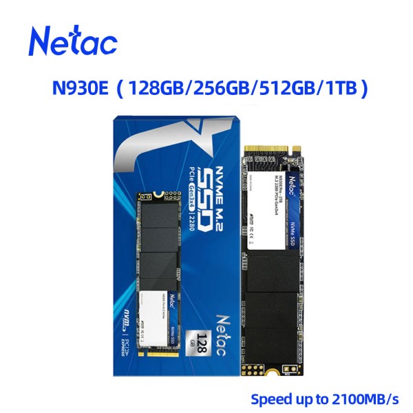 Новый твердотельный накопитель Netac M2 SSD NVME SSD 1 ТБ 2 ТБ 512 ГБ 256 ГБ 128 ГБ M.2 2280 PCIe 500 Гб 250 ГБ, жесткий диск