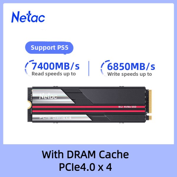 Новый SSD 500x4 Netac, 4,0 ГБ 12 ТБ, PCIe, Nvme, для ps5, десктопов