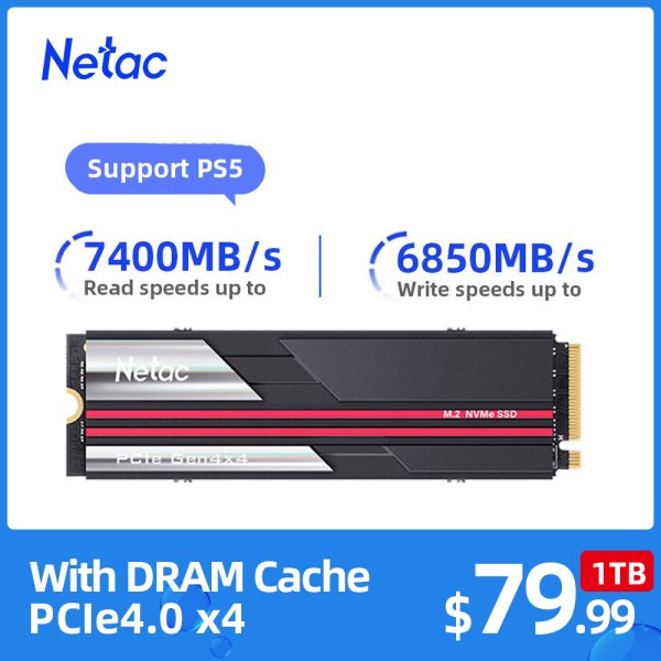 Новый твердотельный накопитель Netac ssd m2 nvme SSD 1 ТБ 2 ТБ 4 ТБ M.2 2280 PCIe4.0 x4
