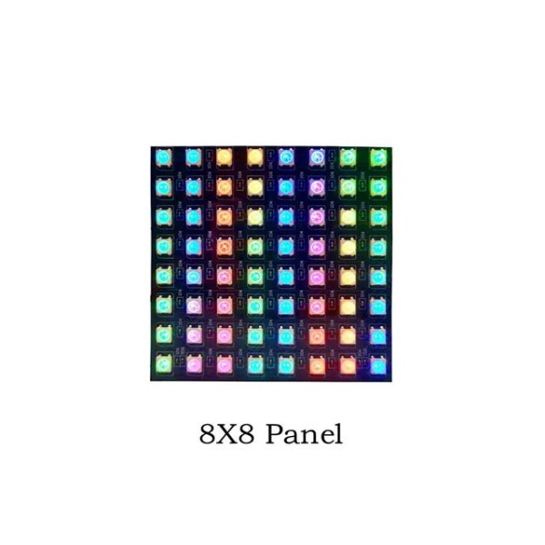 Новый 8x8 8x32 16x16 матрица WS2812b цифровая Гибкая индивидуально Адресуемая светодиодсветильник Ws2812 SMD 5050 светодиодная полоса 5 в постоянного тока