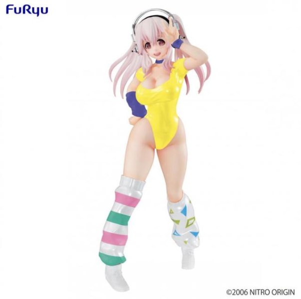 Новый аниме FuRyu Super Sonico, 17 см, желтая и синяя