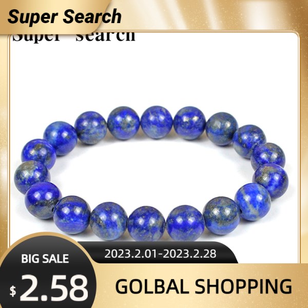 Новый 6 8 10 12MM 100%Natural Gem Stone Lapis Lazuli Bracelets & Bangles Red Beads Meditation Healing blue stone Fashion Jewelry