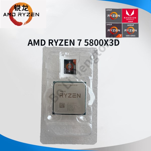 Новый процессор AMD Ryzen 7 5800X3D R7 5800X3D 3,4 ГГц 8-ядерный 16-поточный процессор 7 нм L3 = 96M 100-000000651 разъем AM4