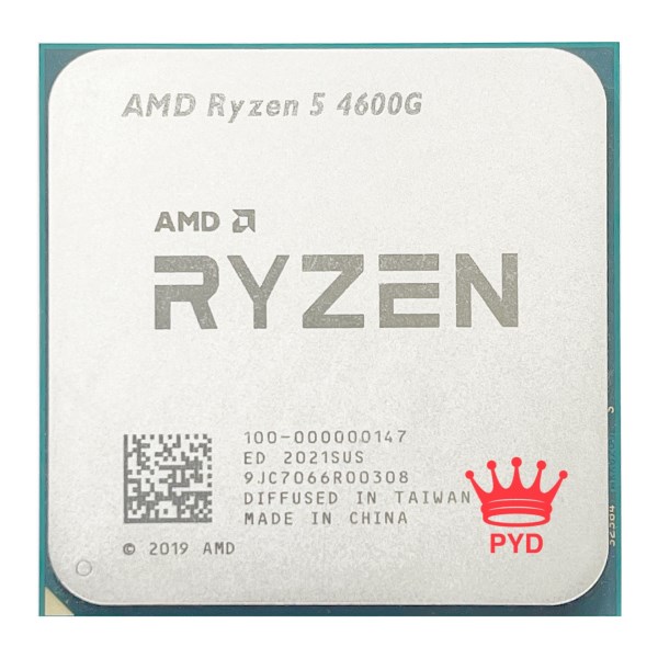 Новый в употреблении Процессор AMD Ryzen 5 4600G R5 4600G 3,7 ГГц шестиядерный двенадцатипоточный процессор 65 Вт L3 = 8M 100-000000147 разъем AM4