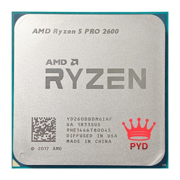 Новый в употреблении Процессор AMD Ryzen 5 PRO 2600 R5 2600 3,4 ГГц шестиядерный двенадцатиядерный процессор 65 Вт YD260BBBM6IAF разъем AM4
