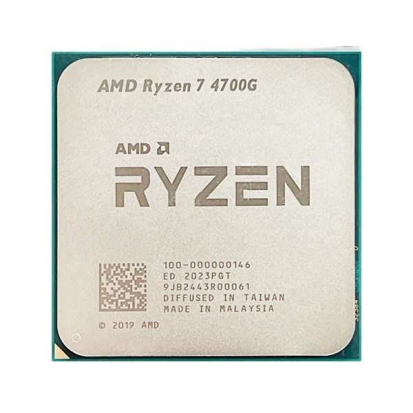 Новый Ryzen 7 4700G R7 4700G 3.6GHz Eight-Core Sixteen-Thread 65W CPU Processor L3=8M 100-000000146 Socket AM4 New but without fan