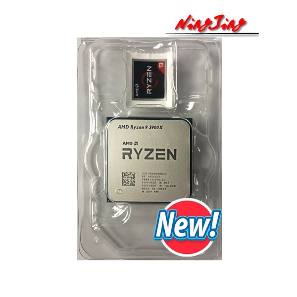 Новый AMD Ryzen 9 3900X NEW R9 3900X 3,8 ГГц двенадцатиядерный 24-поточный процессор 7NM L3 = 64M 100-000000023 разъем AM4 новый, но без вентилятора