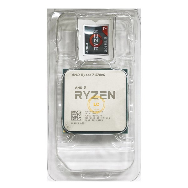 Новый Ryzen 7 5700G R7 5700G 3.8GHz Eight-Core 16-Thread 65W CPU Processor L3=16M 100-000000263 Socket AM4 New without fan