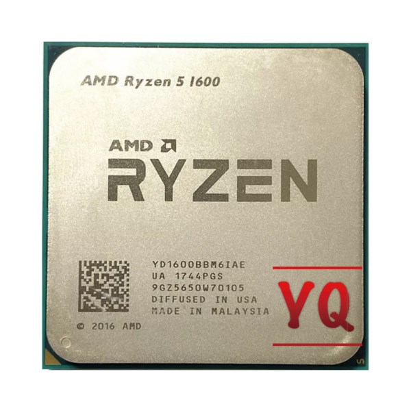 Новый Процессор AMD Ryzen 5 1600 R5 1600 3,2 ГГц шестиядерный двенадцати потоков 65 Вт YD1600BBM6IAE разъем AM4