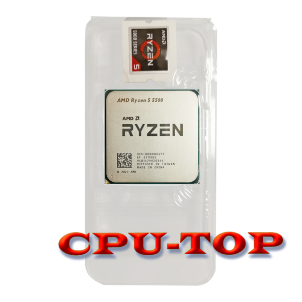 Новый процессор AMD Ryzen 5 5500 R5 5500 3,6 ГГц 6-ядерный 12-поточный процессор 7 нм L3 = 16M 100-000000457 разъем AM4 без вентилятора