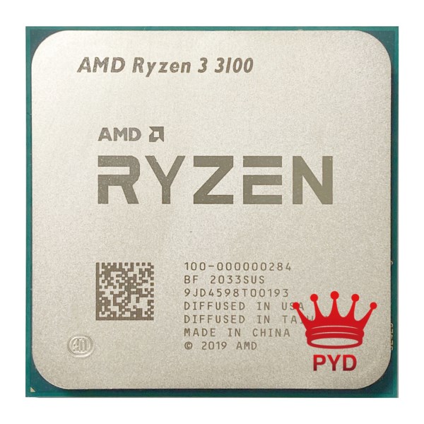 Новый Процессор AMD Ryzen 3 3100 R3 3100 3,6 ГГц четырехъядерный восьмипоточный процессор 65 Вт L3 = 16M 100-000000184 разъем AM4