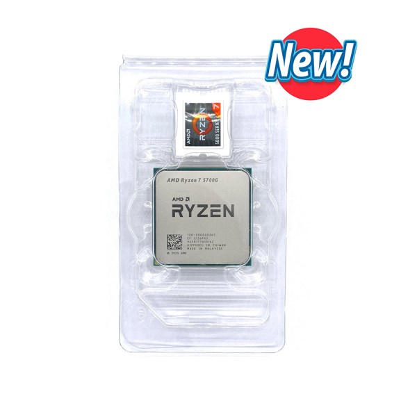 Новый AMD Ryzen 7 5700G R7 5700G 3.8GHz Eight-Core 16-Thread 65W CPU Processor L3=16M 100-000000263 Socket AM4 new but no fan