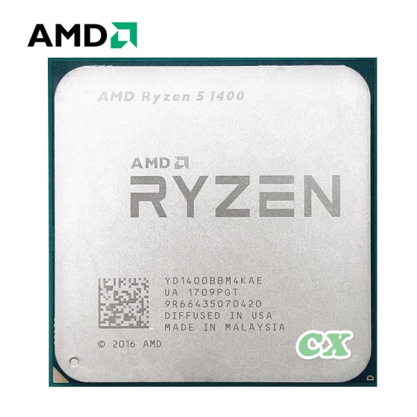 Новый Процессор AMD Ryzen 5 1400 R5 1400 3,2 ГГц четырехъядерный процессор YD1400BBM4KAE разъем AM4
