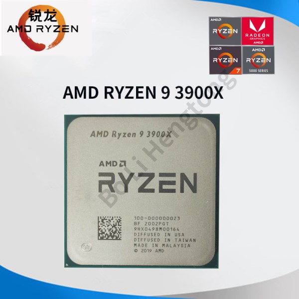 Новый AMD Ryzen 9 3900X R9 3900X 3,8 ГГц двенадцатиядерный 24-поточный процессор 7 нм L3 = 64M 100-000000023 разъем AM4