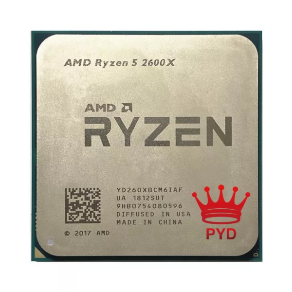 Новый Процессор AMD Ryzen 5 2600X R5 2600X 3,6 ГГц шестиядерный двенадцатипоточный процессор YD260XBCM6IAF разъем AM4