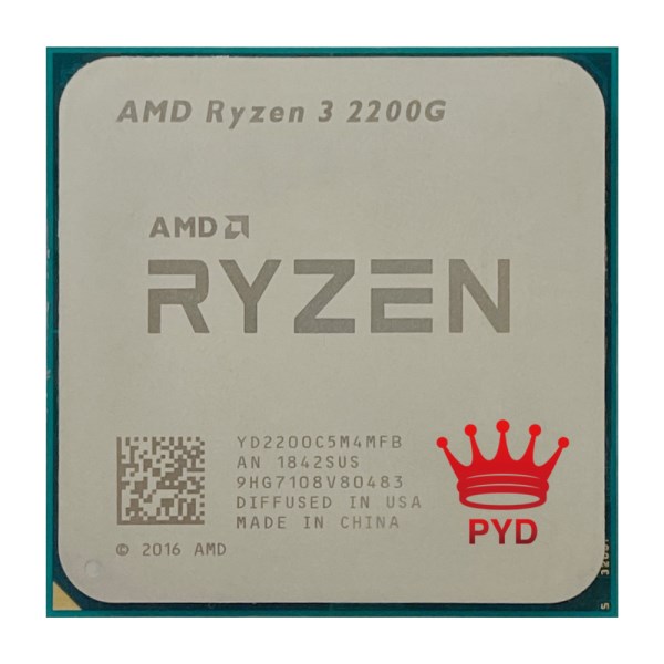 Новый Процессор AMD Ryzen 3 2200G R3 2200G 3,5 ГГц четырехъядерный четырехпоточный процессор YD2200C5M4MFB разъем AM4