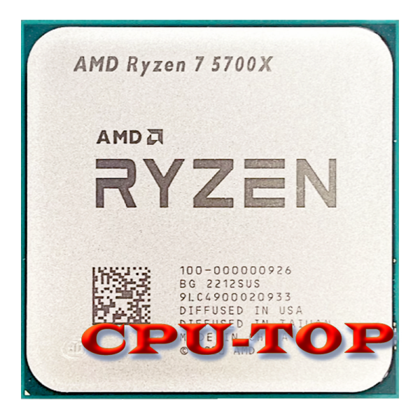 Новый Восьмиядерный 16-поточный Процессор AMD Ryzen 7 5700X R7 5700X 3,4 ГГц 7NM L3 = 32M 100-000000926 разъем AM4 без вентилятора