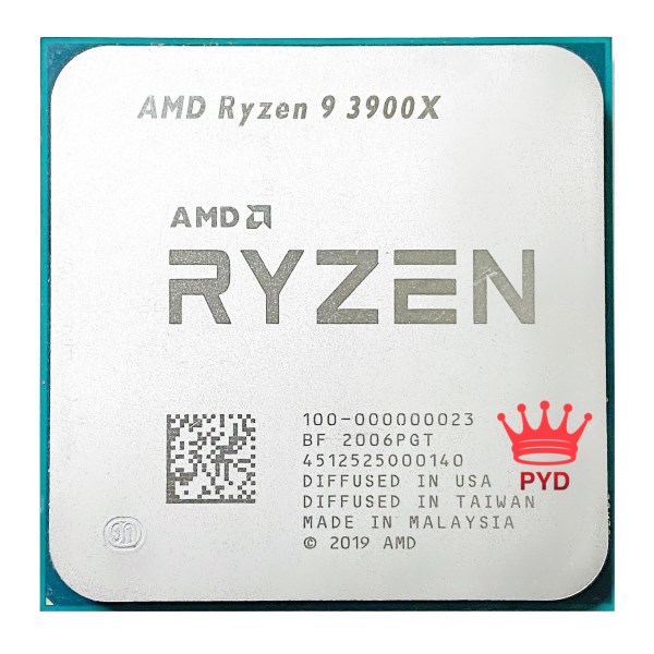 Новый AMD Ryzen 9 3900X R9 3900X 3.8 GHz Twelve-Core 24-Thread CPU Processor 7NM L3=64M 100-000000023 Socket AM4