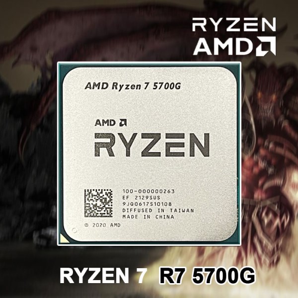Новый New Ryzen 7 5700G R7 5700G 3.8GHz Eight-Core 16-Thread 65W L3=16M 100-000000263 Support Desktop CPU Gaming Socket AM4