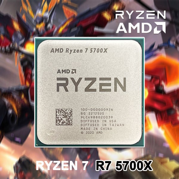 Новый новый Ryzen 7 5700X R7 5700X 3,4 ГГц Восьмиядерный 16-поточный 7NM L3 = 32M 100-000000926 поддержка настольного процессора, игровой разъем AM4