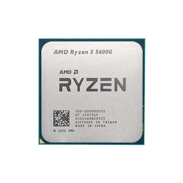 Новый в употреблении Процессор AMD Ryzen 5 5600G R5 5600G 3,9 ГГц шестиядерный двенадцатипоточный процессор 65 Вт L3 = 16M 100-000000252 разъем AM4 без вентилятора
