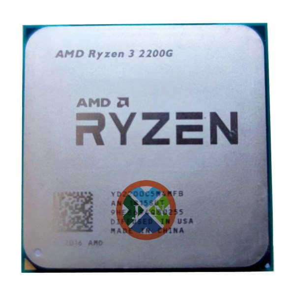 Новый Ryzen 3 2200G R3 2200G 3.5 GHz Quad-Core Quad-Thread CPU Processor YD2200C5M4MFB Socket AM4