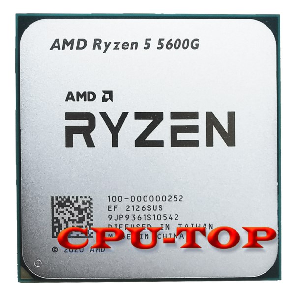 Новый AMD Ryzen 5 5600G для ПК, центральный процессор для компьютера, 6 ядер, 12 нитей, мощность-65 Вт, частота-5600 ГГц, частота-3,9 ГГц, L3 = 16M, разъем 100-000000252, разъем AM4