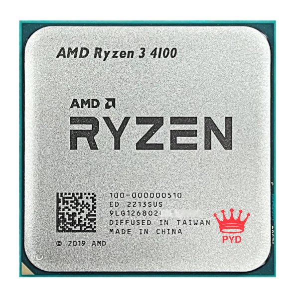 Новый Процессор AMD Ryzen 3 4100 R3 4100 3,8 ГГц 4-ядерный 8-поточный процессор 7 нм L3 = 8M 100-000000510 разъем AM4