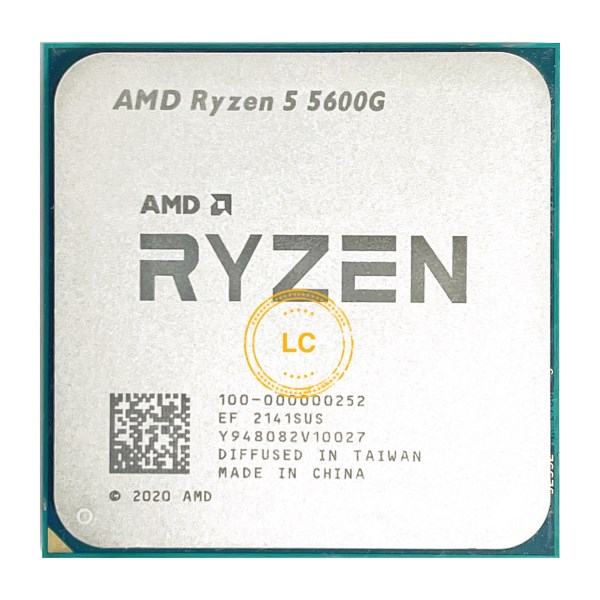 Новый в употреблении Процессор AMD Ryzen 5 5600G R5 5600G 3,9 ГГц шестиядерный двенадцатипоточный процессор 65 Вт L3 = 16M 100-000000252 разъем AM4