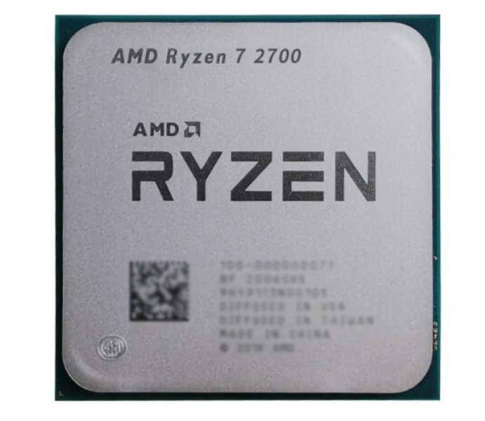 Новый процессор AMD Ryzen 7 2700 2700 3,2 ГГц R7 L3 = 16 m 65 Вт YD2700BBM88AF AM4 разъем, без вентилятора