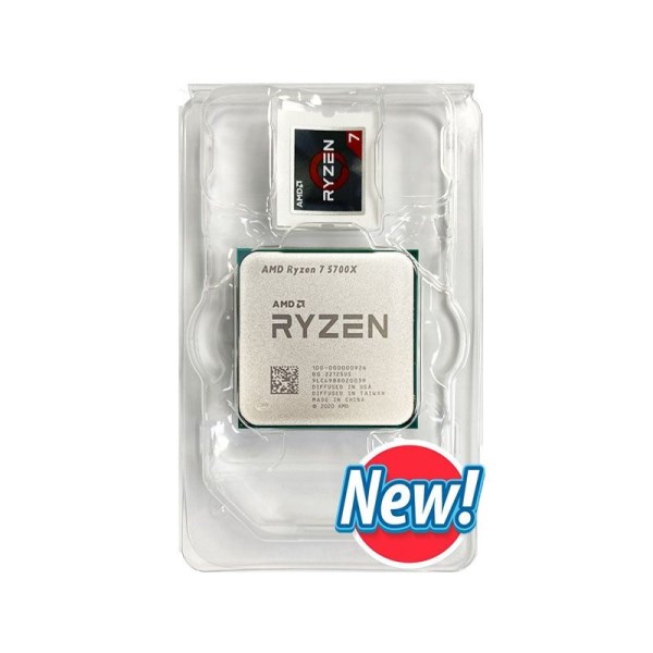 Новый AMD Ryzen 7 5700X R7 5700X 3,4 ГГц Восьмиядерный 16-поточный ЦПУ 7 нм L3 = 32M 100-000000926 разъем AM4 новый, но без кулера