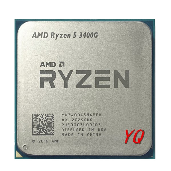 Новый AMD Ryzen 5 YD3400C5M4MFH для ПК, центральный процессор для компьютера, 4 ядра, 8 нитей, 65 Вт, 3400 ГГц, 3400 ГГц