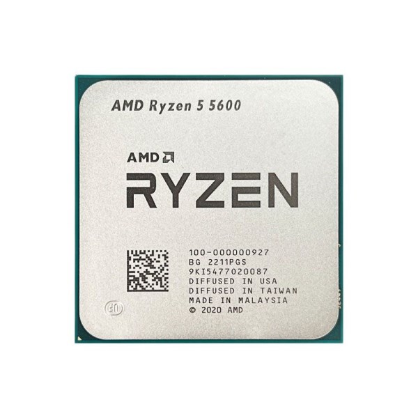 Новый AMD Ryzen 5 5600 R5 5600 3,5 ГГц шестиядерный двенадцатипоточный процессор 7 нм L3 = 32M 100-000000927 разъем AM4