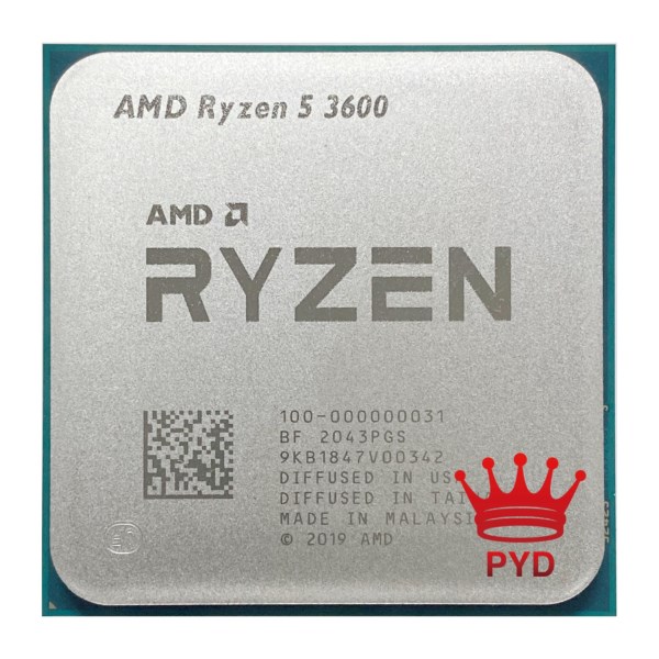Новый в употреблении Процессор AMD Ryzen 5 3600 R5 3600 шестиядерный двенадцатипоточный 3,6 ГГц 7NM 100-000000031 65 Вт L3 = 32M Разъем AM4