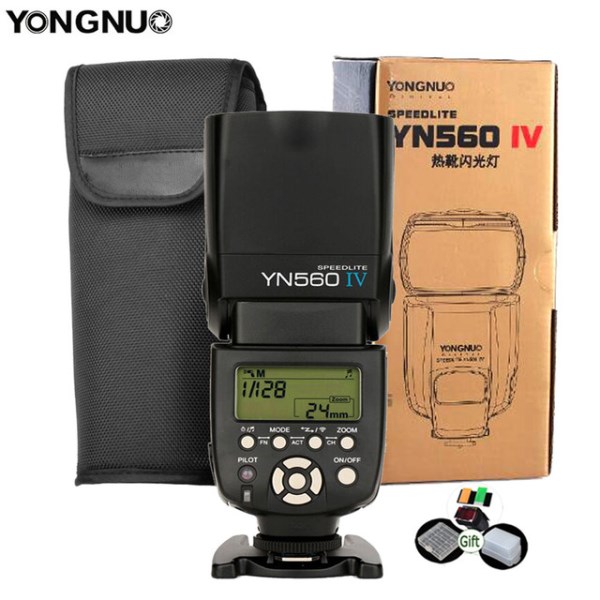 Новый Yongnuo YN560IV, беспроводная, 2,4 ГГц, для DSLR-камер Canon, Nikon, Sony, Pentax, Olympus, Fuji