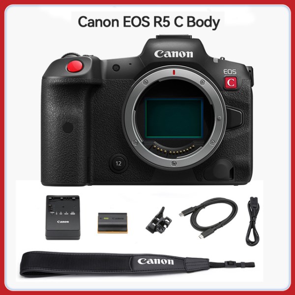 Новый профессиональная флагманская видеокамера Canon EOS R5C, беззеркальная камера 8K для кинотеатра, профессиональная пленочная камера, процессор DIGIC X