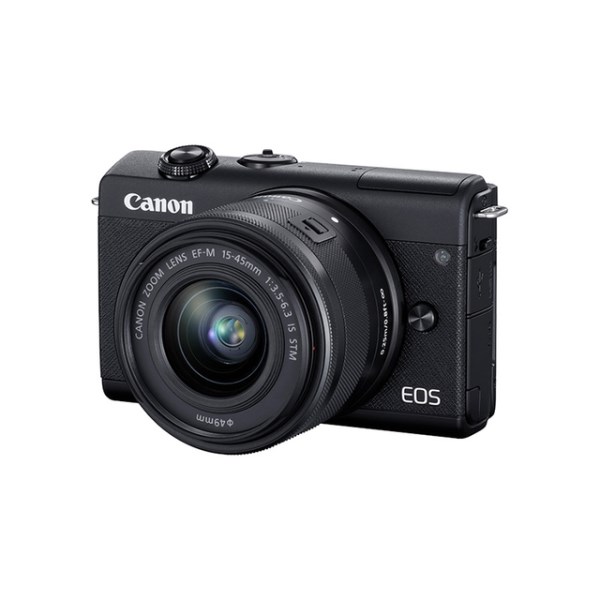 Новый EOS M200 APS-C портативная беззеркальная цифровая камера 4K видеосъемка с Wi-Fi передачей сенсорный экран фотосессия 15-45 мм объектив