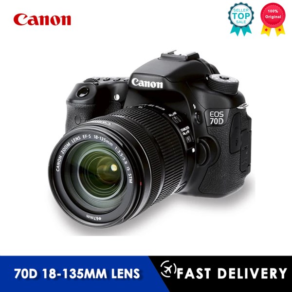 Новый Canon 70D DSLR с объективом canon 18-135 мм