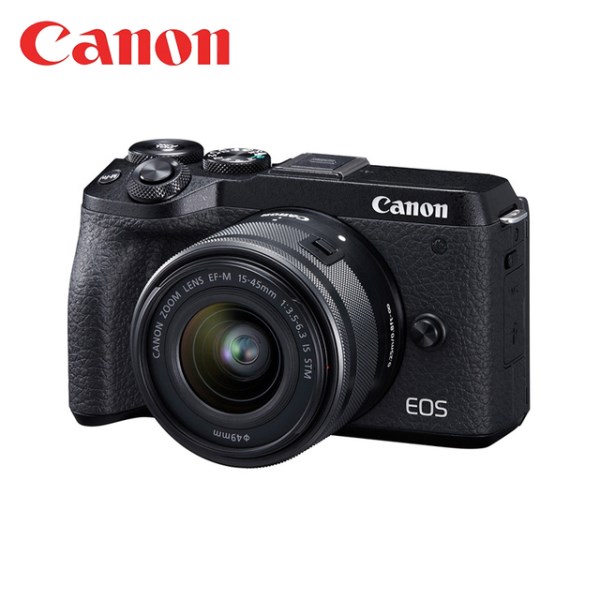 Новый камера Canon EOS M6 Mark II, цифровая камера со встроенными объективами 15-45 мм F3,5, компактная камера, Профессиональная фотография (новинка)