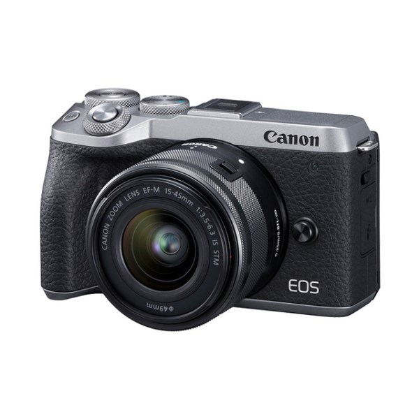 Новый камера Canon EOS M6 Mark II M6 II, цифровая камера с объективом диаметром 15-45 мм F3,5, компактная камера для профессиональной фотосъемки
