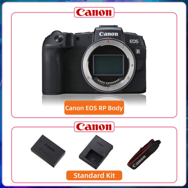 Новый камера Canon EOS RP полнокадровая беззеркальная камера цифровая камера Профессиональная видеокамера 4K видеозапись и 3,0 ”Vari