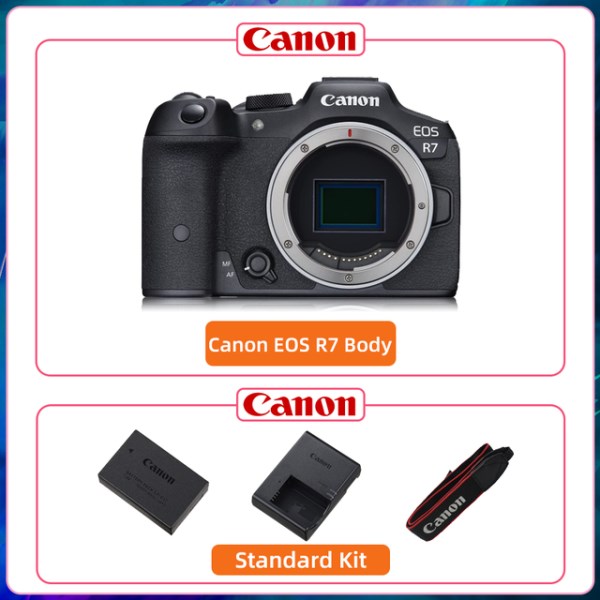 Новый видеонаблюдения Canon EOS R7 R10, 32,5 МП, 4K 60p